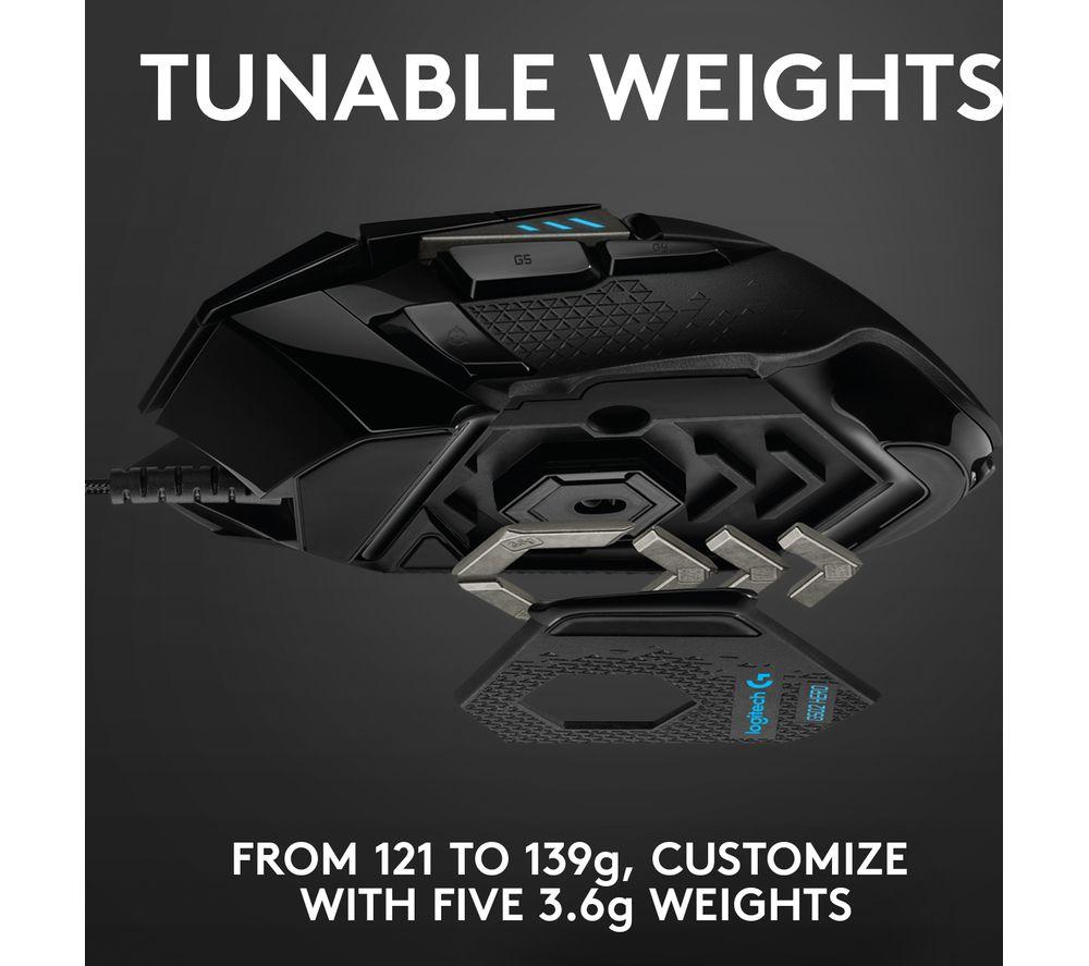 Ratón óptico para juegos Logitech G502 Hero