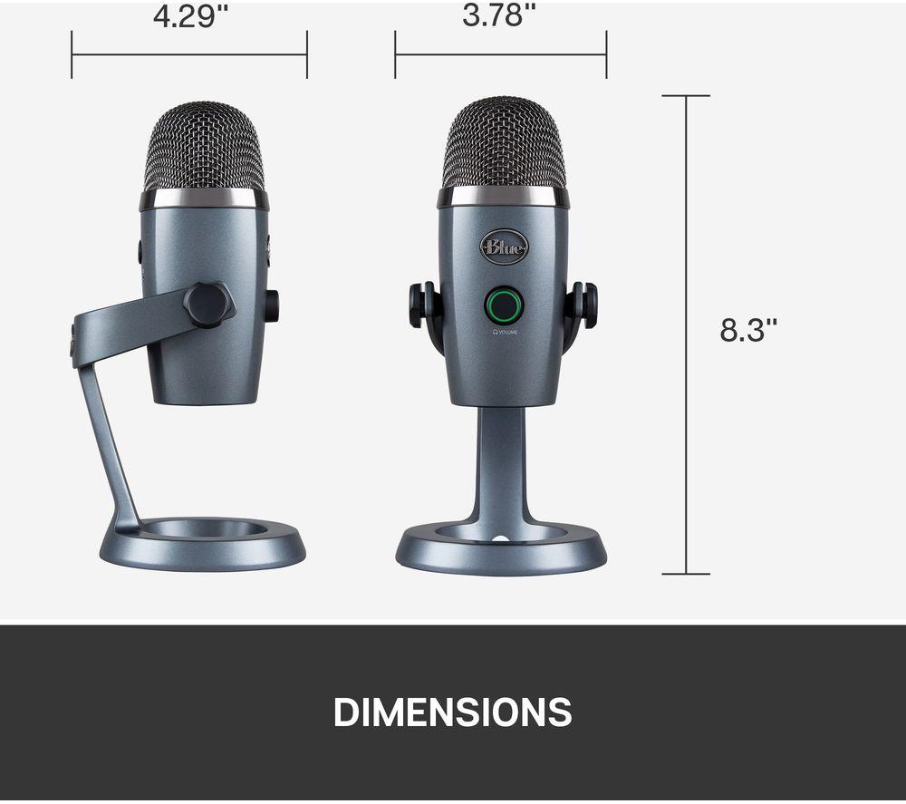 YETI Nano USB Streaming Microphone - Grey