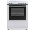 ESSENTIALS CFSE60W18 60 cm Electric Solid Plate Cooker - White