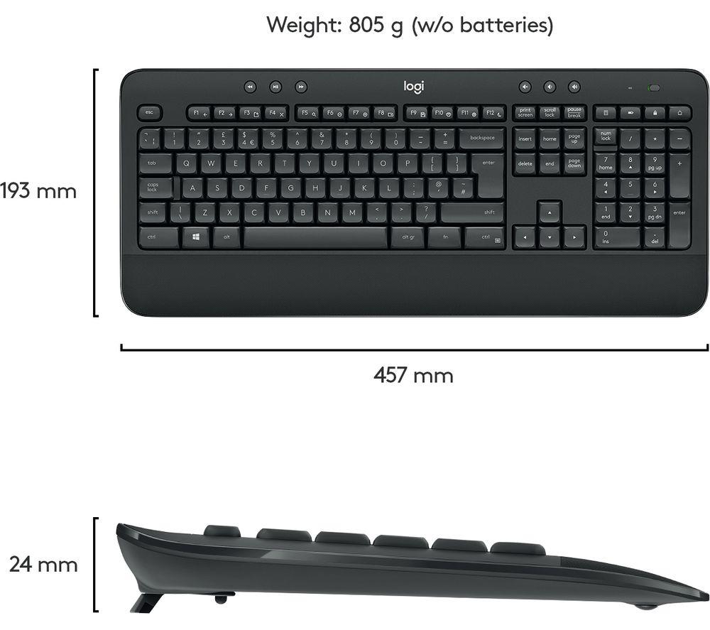 LOGITECH MK545 Wireless Keyboard & Mouse Set