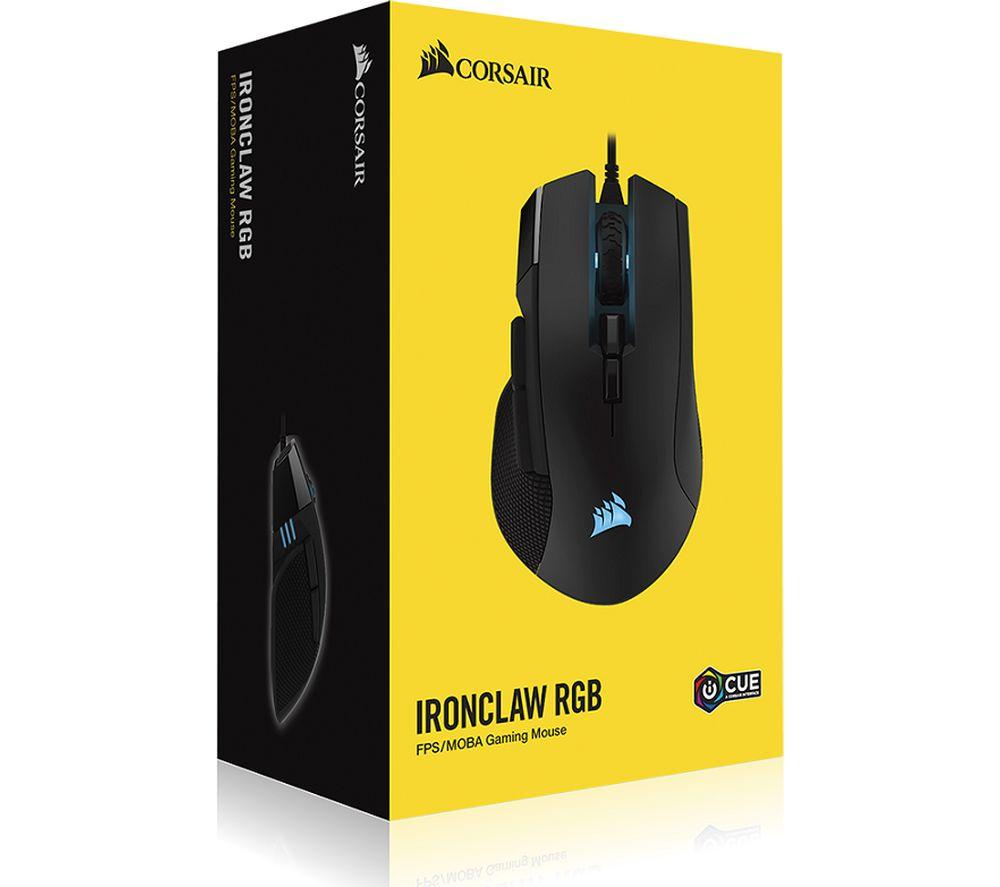 CORSAIR Ironclaw RGB Optical Gaming Mouse