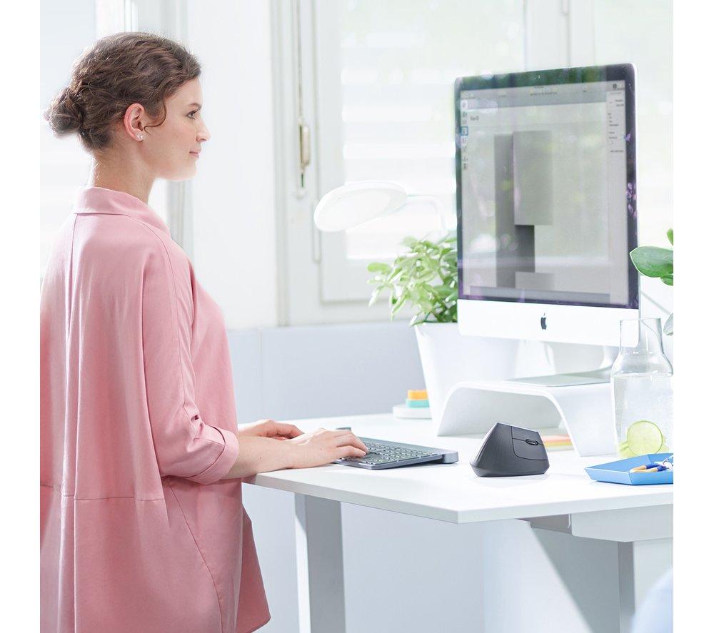 Ratón óptico ergonómico vertical Logitech MX