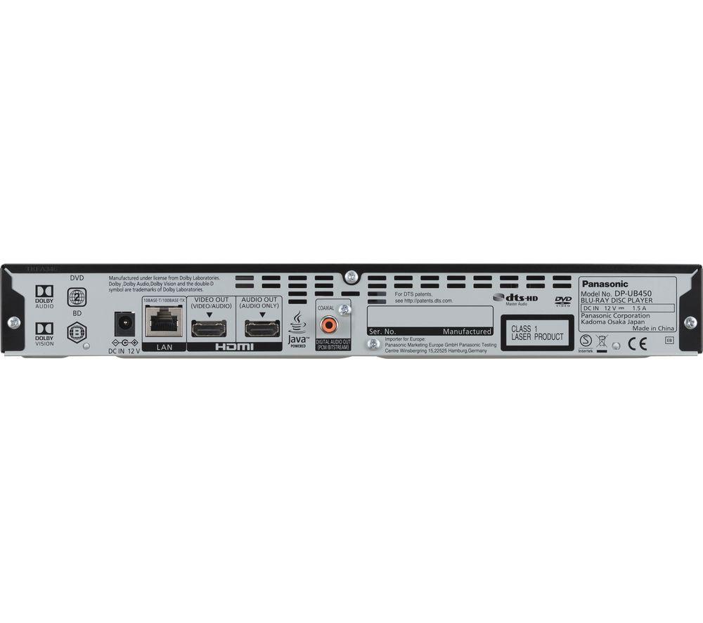 PANASONIC DP-UB450EB 4K Ultra HD Blu-ray & DVD Player