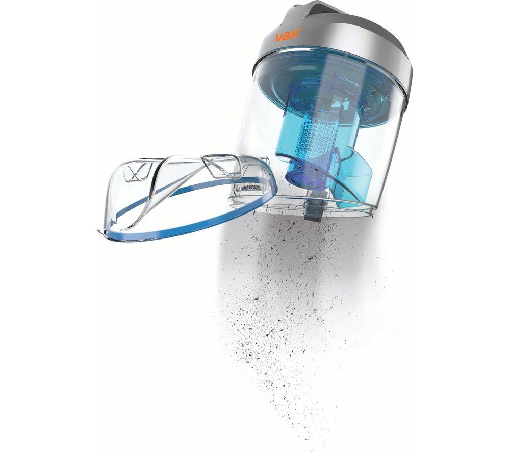 Aspiradora sin bolsa tipo trineo VAX Pick Up Pet CVRAV013 - Plata y azul