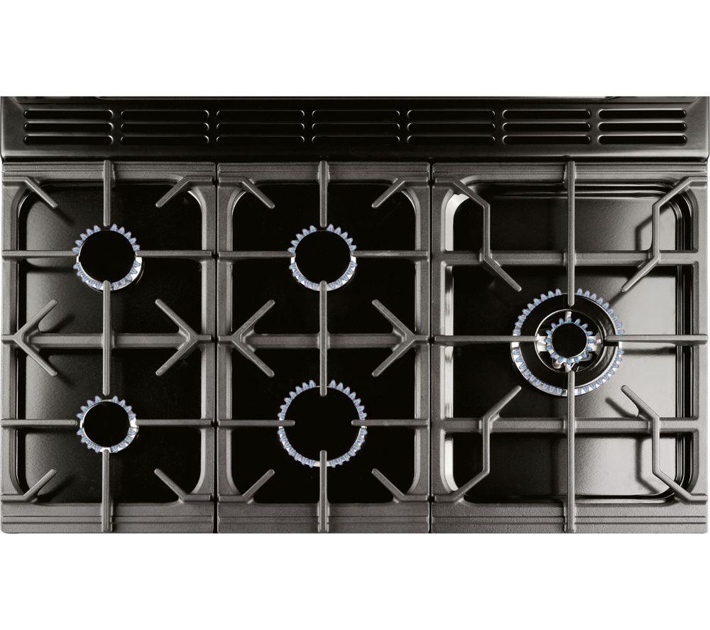 RANGEMASTER Professional+ 90 Dual Fuel Range Cooker - Black