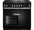 RANGEMASTER Professional+ 90 Dual Fuel Range Cooker - Black
