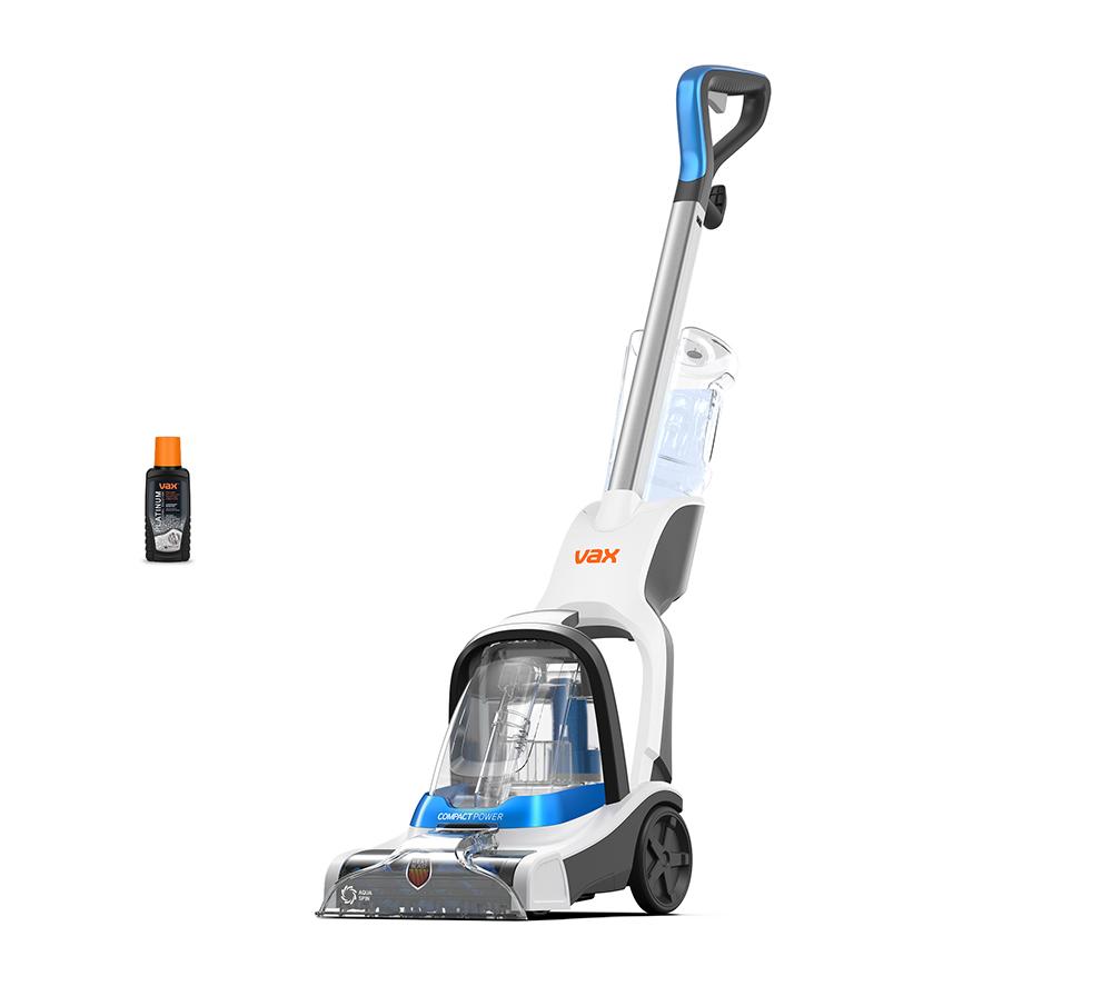 VAX Compact Power CWCPV011 Upright Carpet Cleaner - White