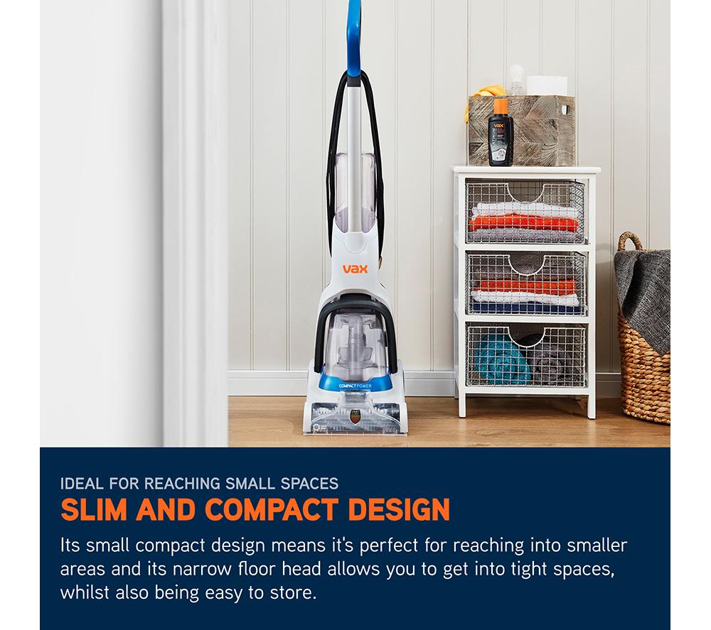 VAX Compact Power CWCPV011 Limpiador de alfombras vertical - Blanco