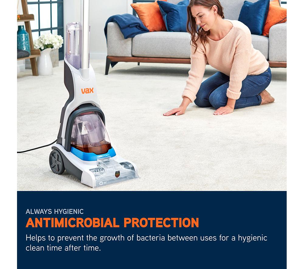 VAX Compact Power CWCPV011 Limpiador de alfombras vertical - Blanco