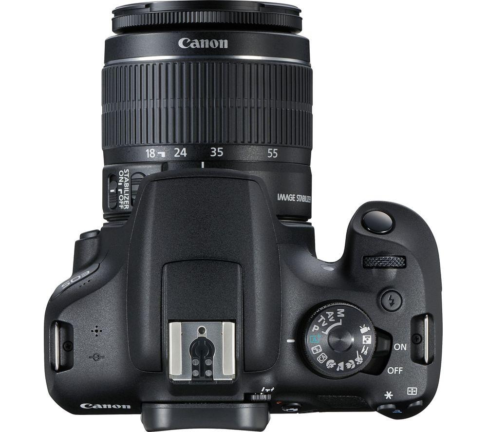 CANON EOS 2000D DSLR Camera with EF-S 18-55 mm f/3.5-5.6 III Lens