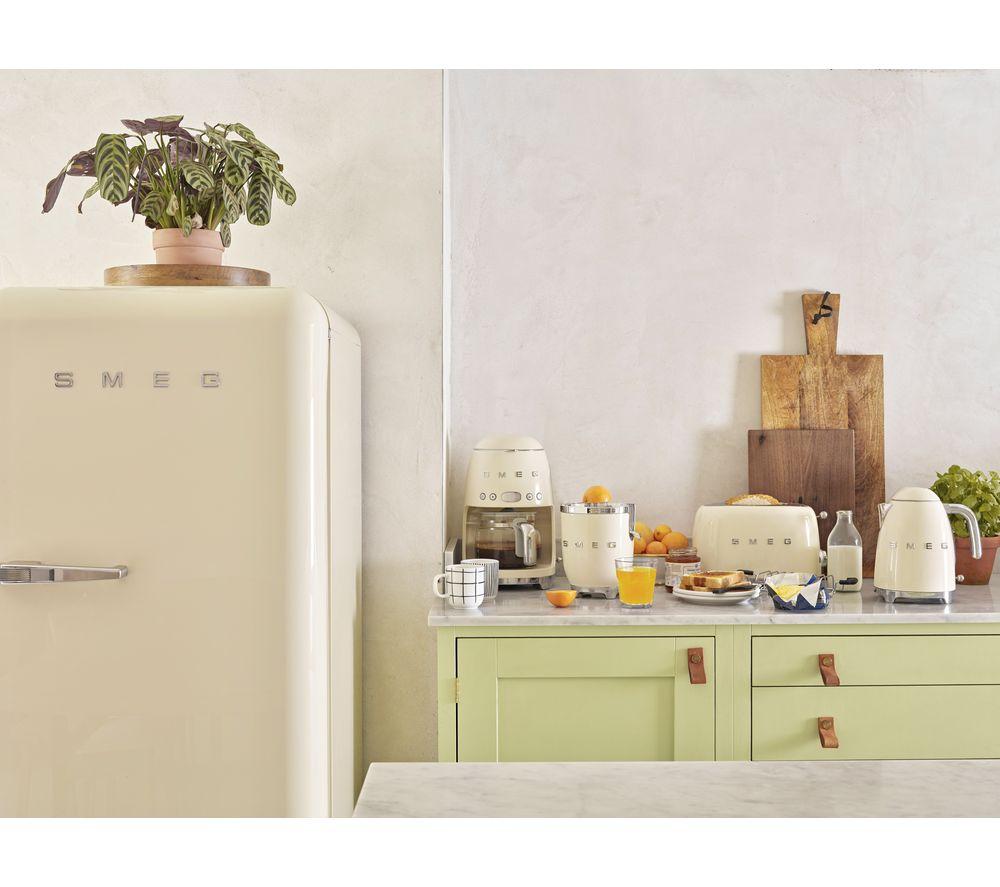 SMEG 50's Retro DCF02PBUK Filter Coffee Machine - Cream