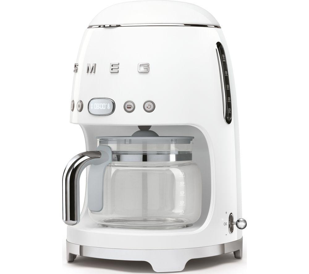 Cafetera de filtro SMEG 50's Retro DCF02WHUK - Blanca