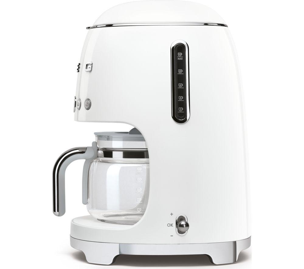 Cafetera de filtro SMEG 50's Retro DCF02WHUK - Blanca