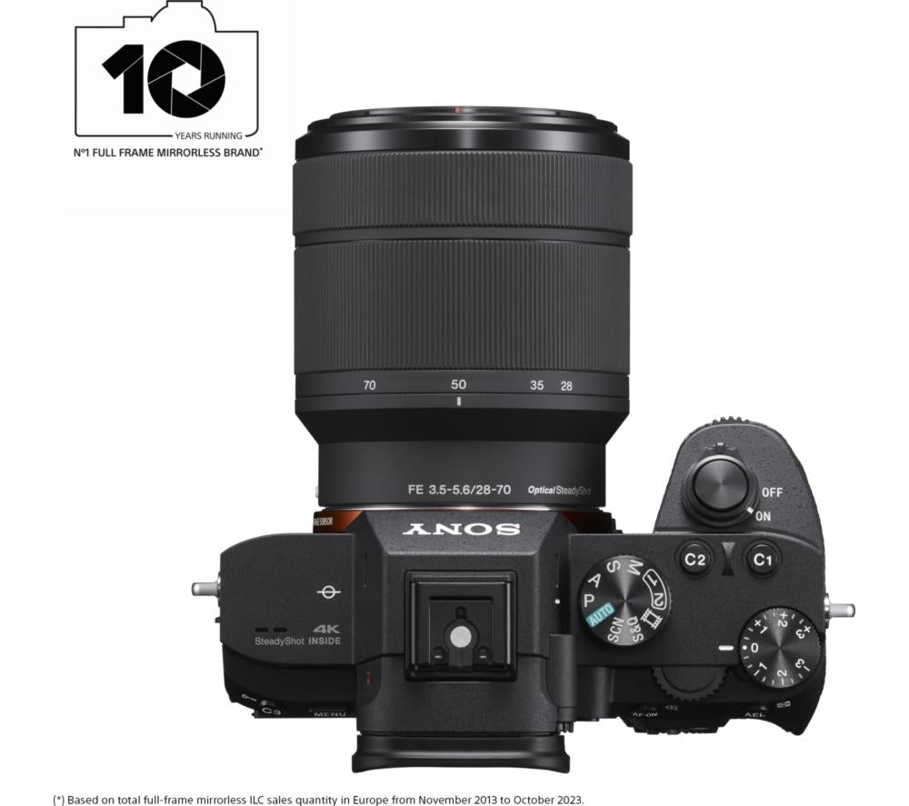 SONY a7 III Mirrorless Camera with 28-70 mm f/3.5-5.6 Zoom Lens