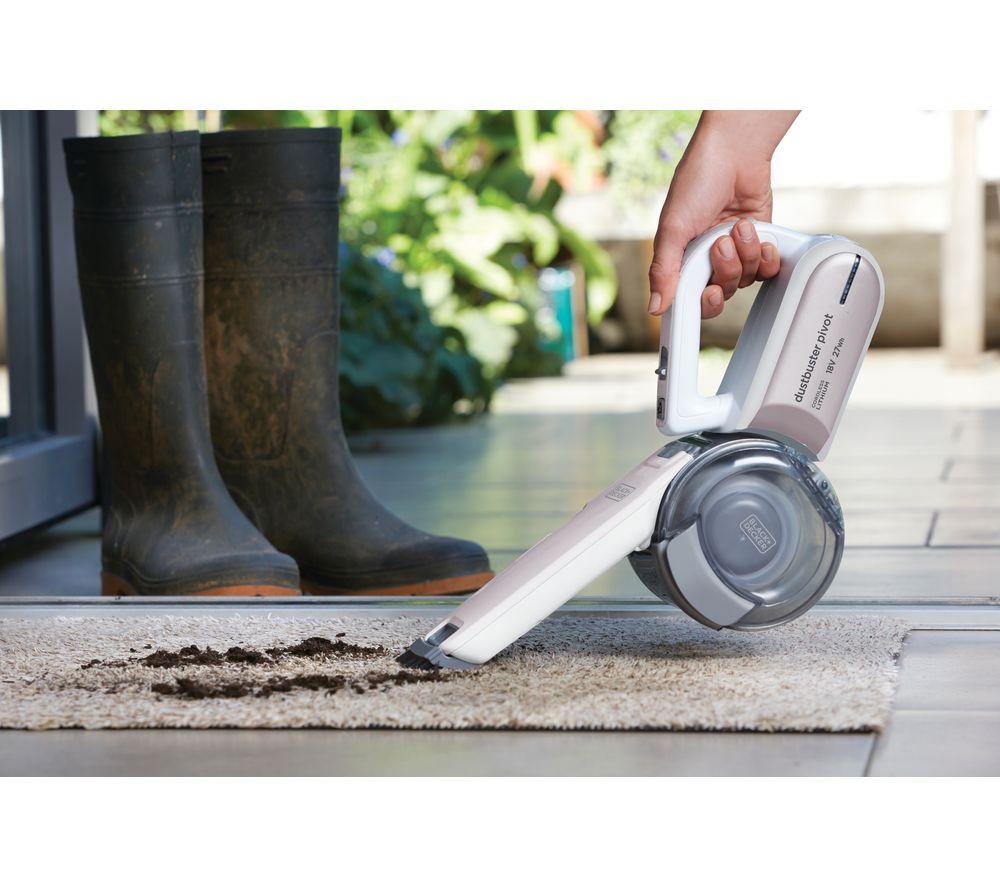 Aspiradora de mano BLACK + DECKER Dustbuster Pivot PV1820LRGP-GB - Oro rosa