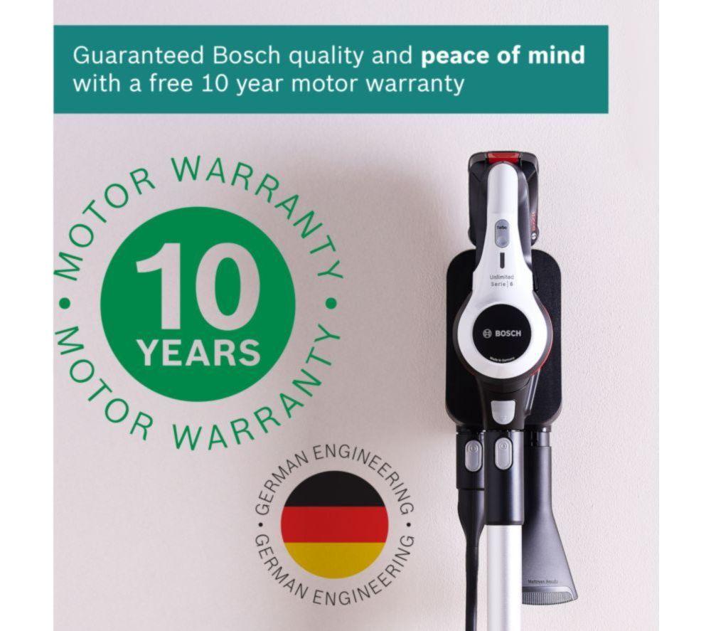 BOSCH Unlimited 6 BCS612GB Dual Battery Cordless Vacuum Cleaner - White
