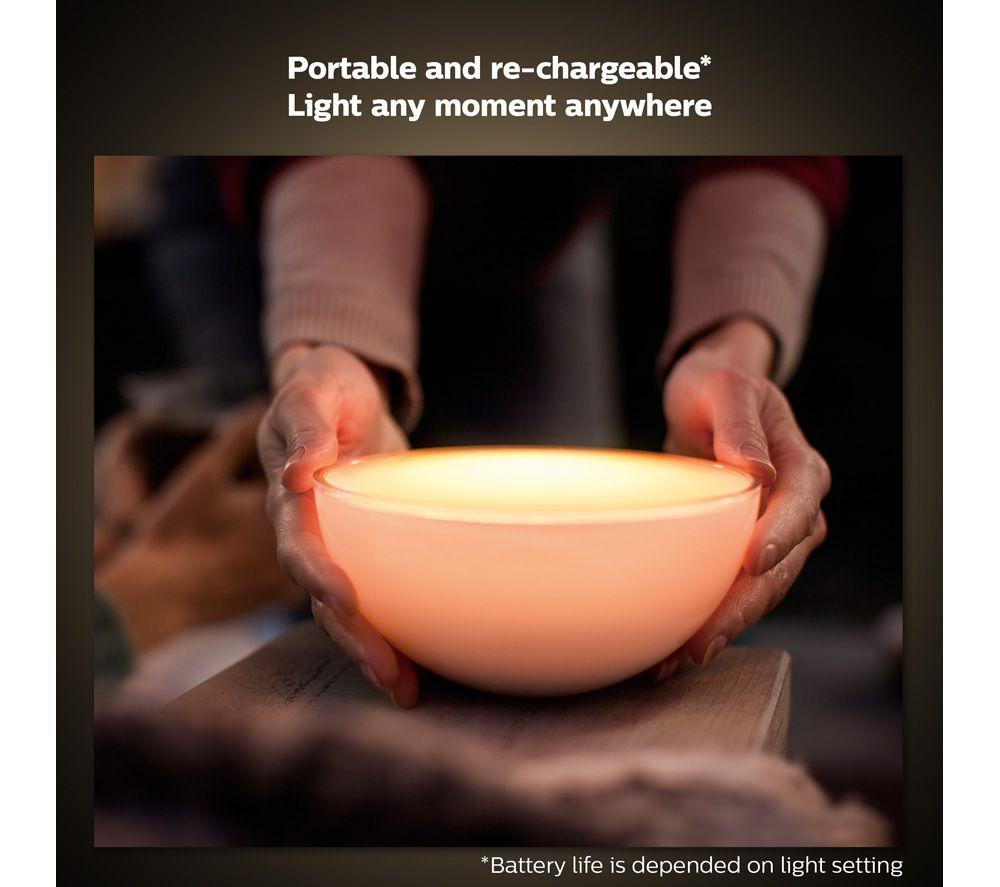 PHILIPS HUE Go 2.0 White & Colour Ambiance Smart Portable Light with Bluetooth
