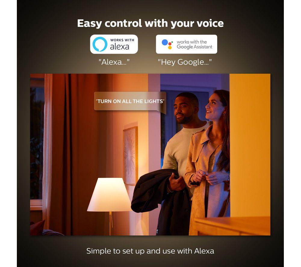 PHILIPS HUE Go 2.0 Tragbare Smart-Leuchte mit Bluetooth, Weiß- und Farbambiente