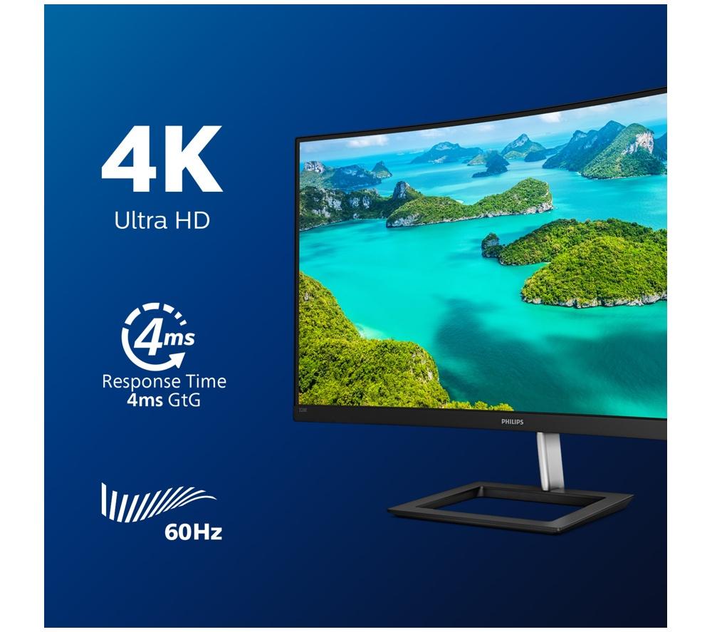PHILIPS 328E1CA Monitor curvo LED 4K Ultra HD de 31,5" - Negro