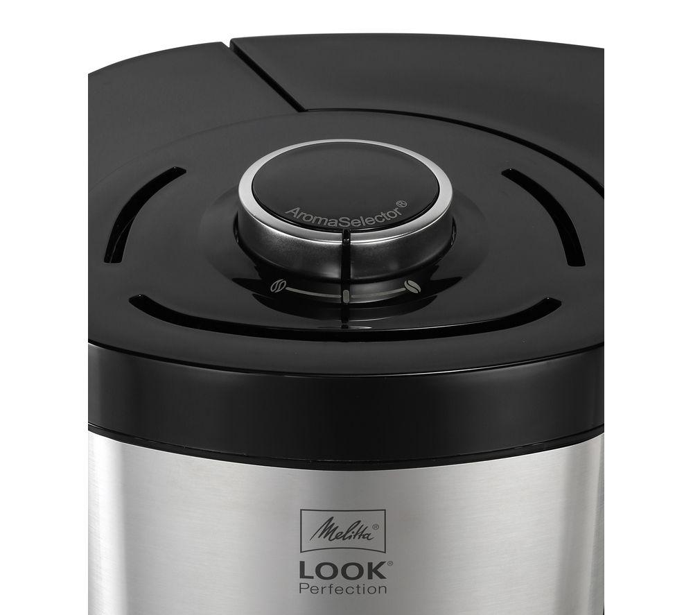MELITTA Look V Perfection Filter Coffee Machine - Black & Stainless Steel