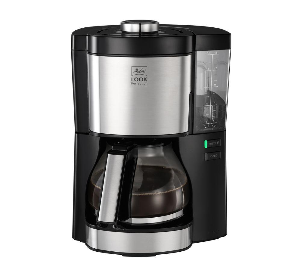 MELITTA Look V Perfection Filter Coffee Machine - Black & Stainless Steel