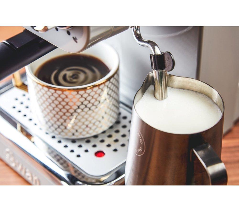 SWAN Retro Pump Espresso SK22110GRN Coffee Machine - Grey