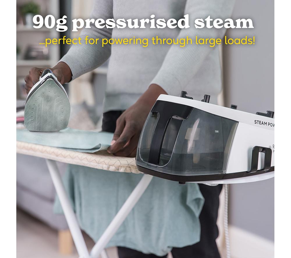 RUSSELL HOBBS Steam Power 24420 Steam Generator Iron - Black & White