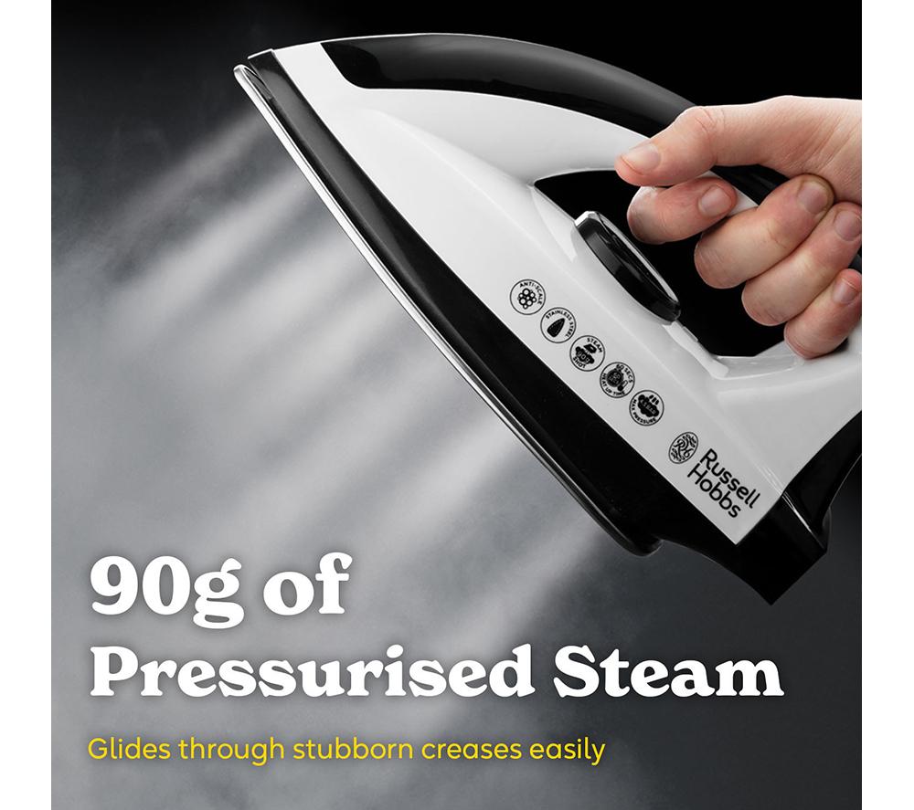 RUSSELL HOBBS Steam Power 24420 Steam Generator Iron - Black & White
