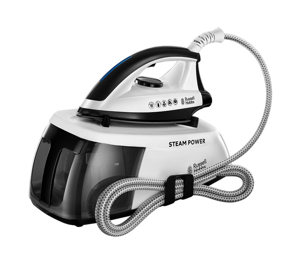 RUSSELL HOBBS Steam Power 24420 Steam Generator Iron - Black & White