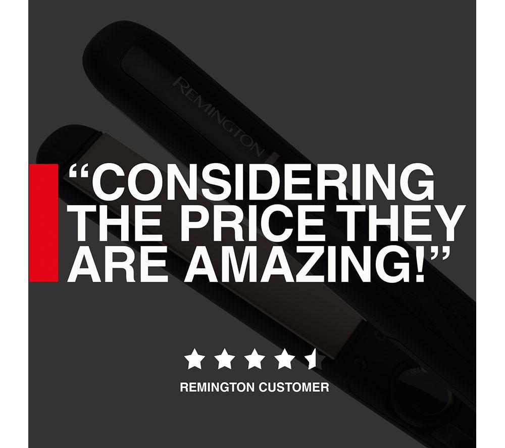 REMINGTON Ceramic Straight Slim 230 Hair Straightener - Black