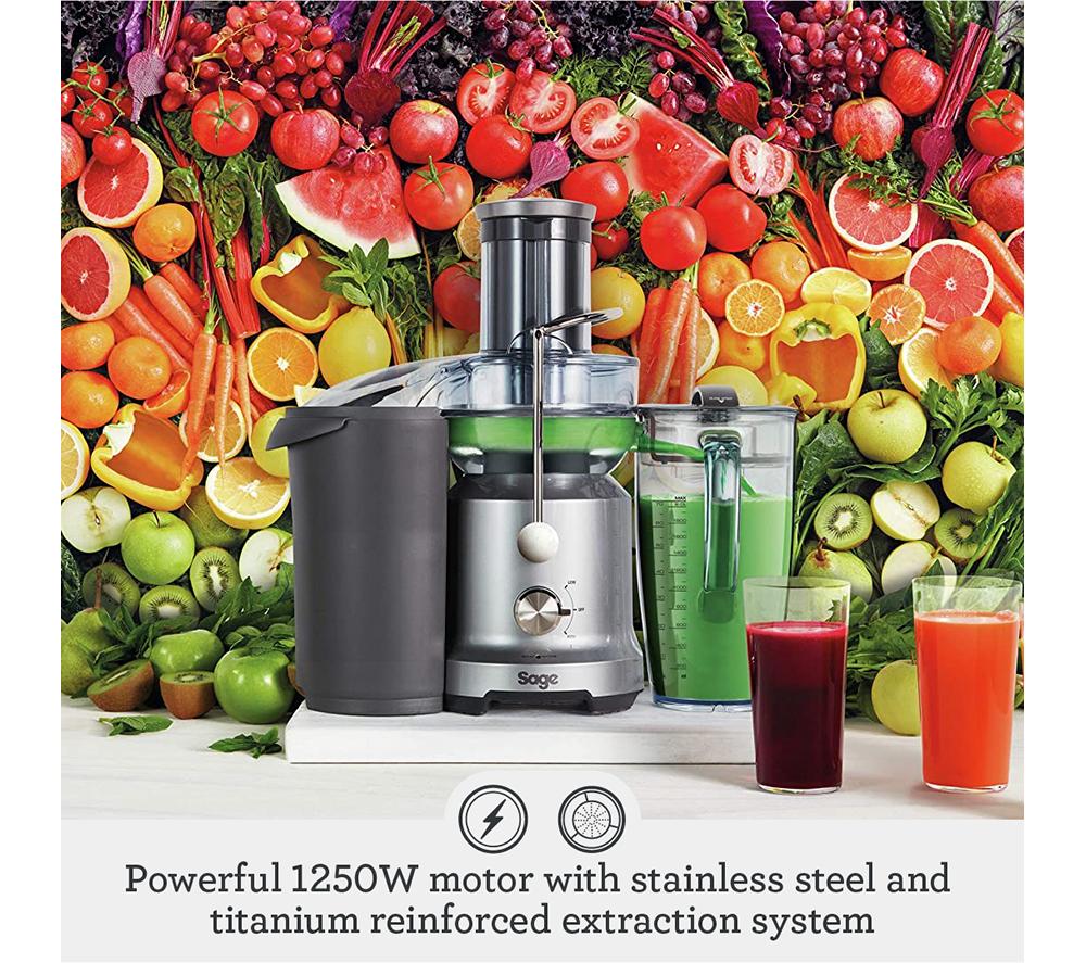 SAGE BJE430SIL the Nutri Juicer Cold - Plata