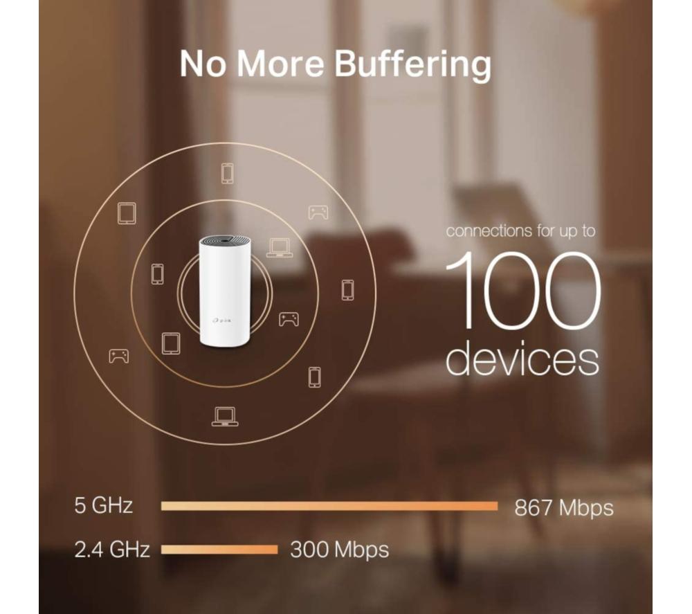 TP-LINK Deco M4 Whole Home WiFi System - Triple Pack
