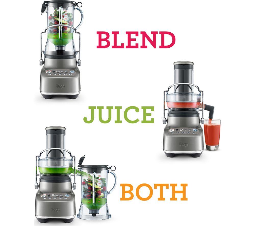 SAGE 3X Licuadora y Extractor de Jugos SJB615SHY - Nuez Ahumada