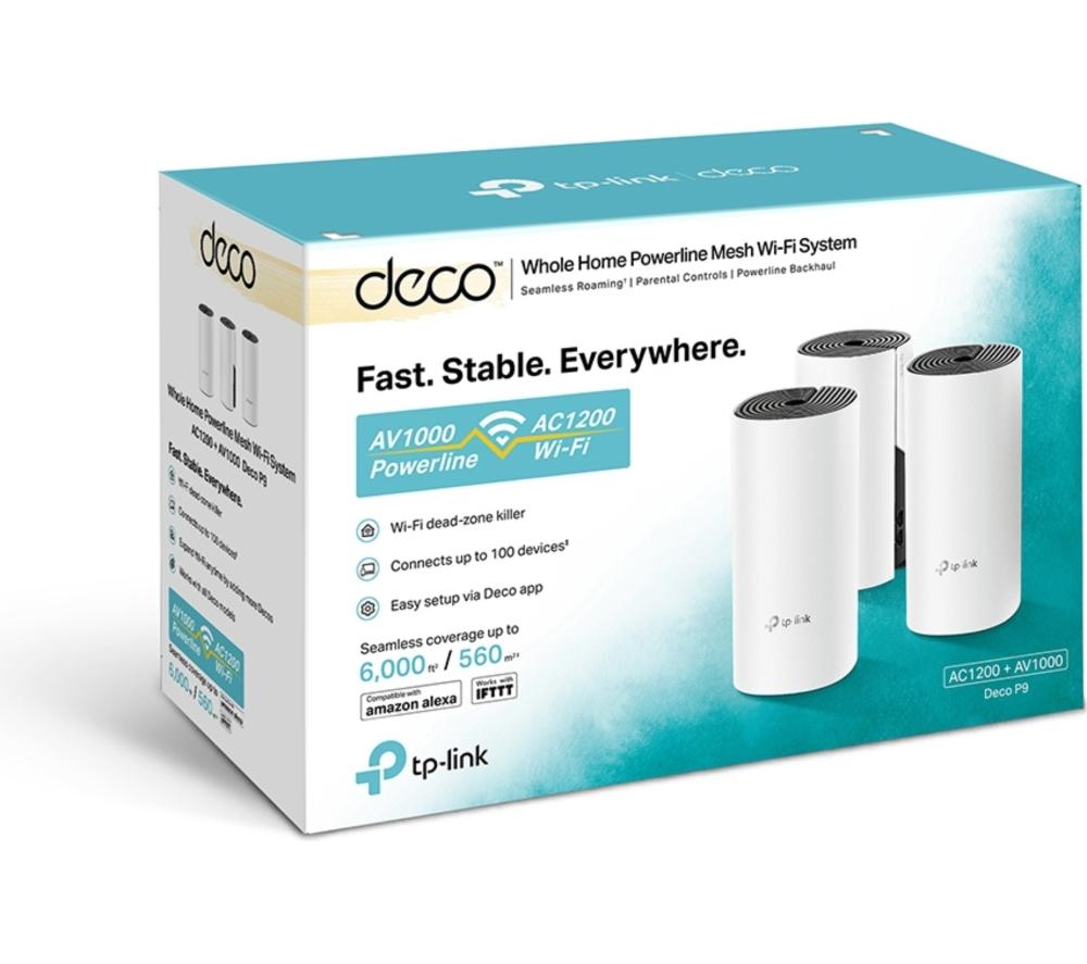 TP-LINK Deco P9 Whole Home WiFi System - Triple Pack