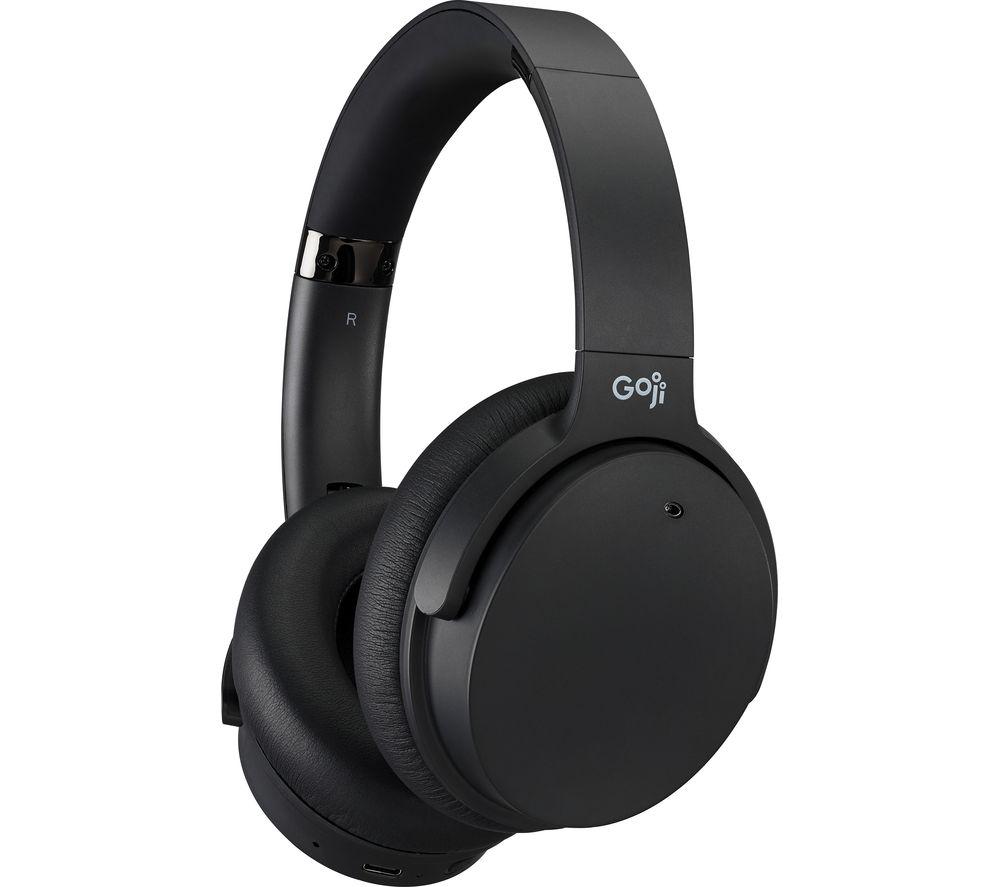 GOJI GTCNCPM21 Wireless Bluetooth Noise-Cancelling Headphones - Black