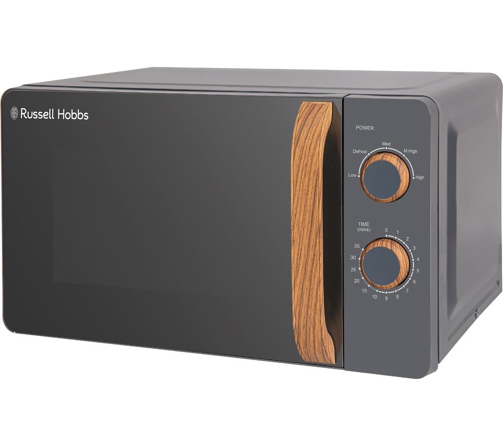 RUSSELL HOBBS Scandi RHMM713G Compact Solo Microwave - Grey