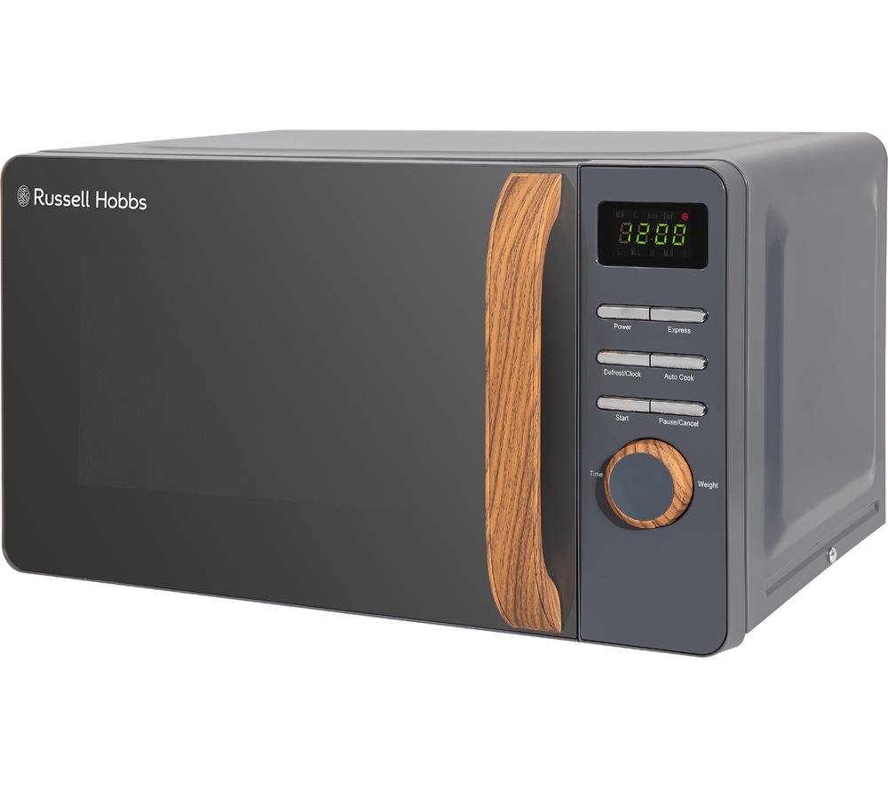 RUSSELL HOBBS Scandi RHMD714G Compact Solo Microwave - Grey