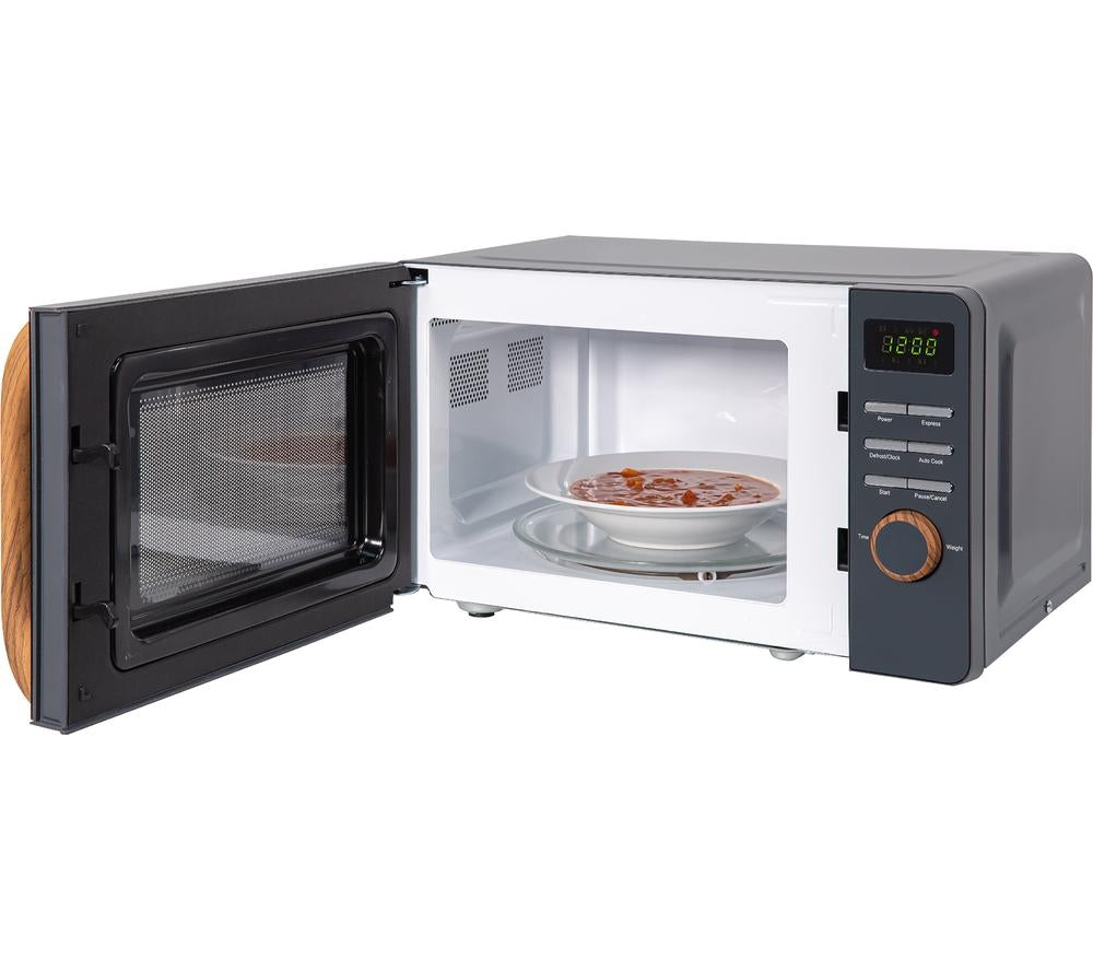 RUSSELL HOBBS Scandi RHMD714G Compact Solo Microwave - Grey