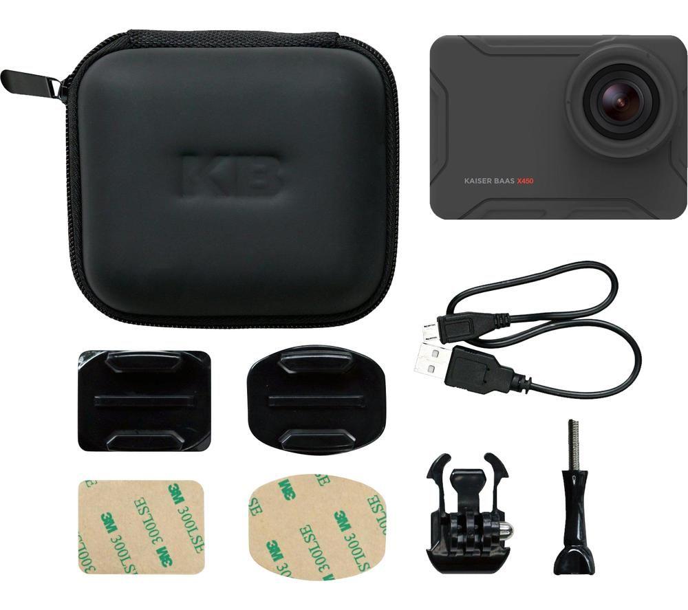 Cámara de acción KAISER BAAS X450 4K Ultra HD - Negro