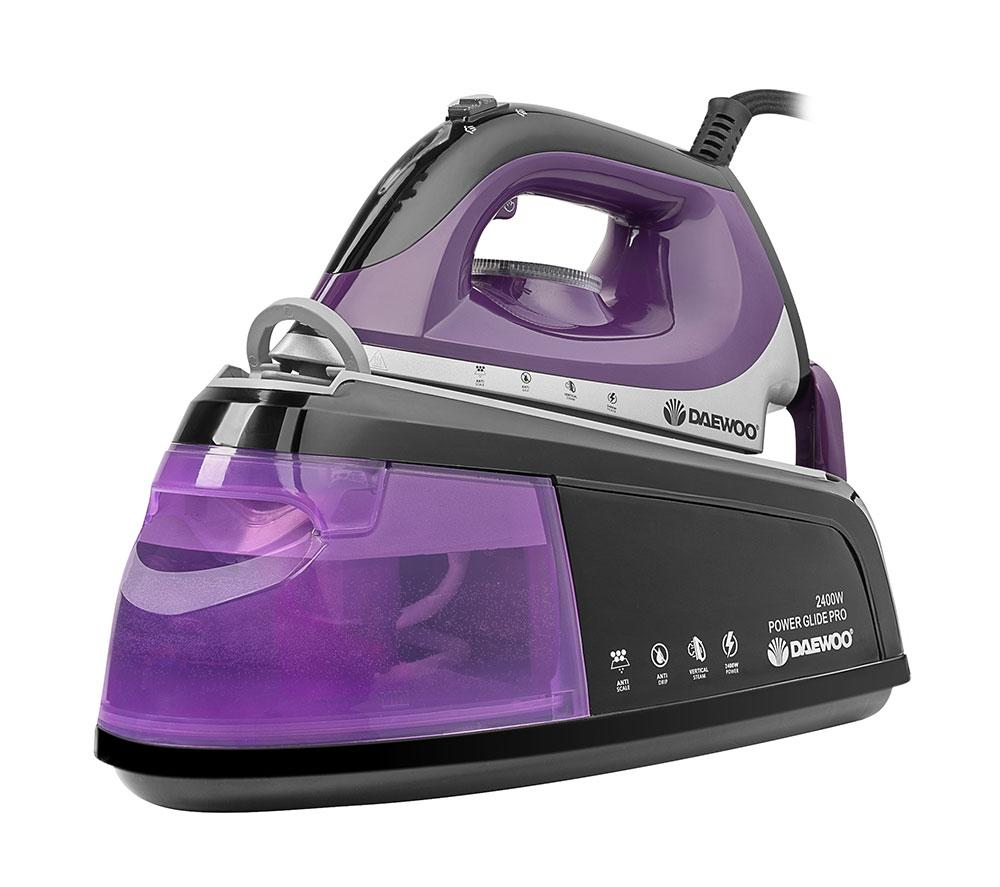 DAEWOO SDA1589 Steam Generator Iron - Black & Purple