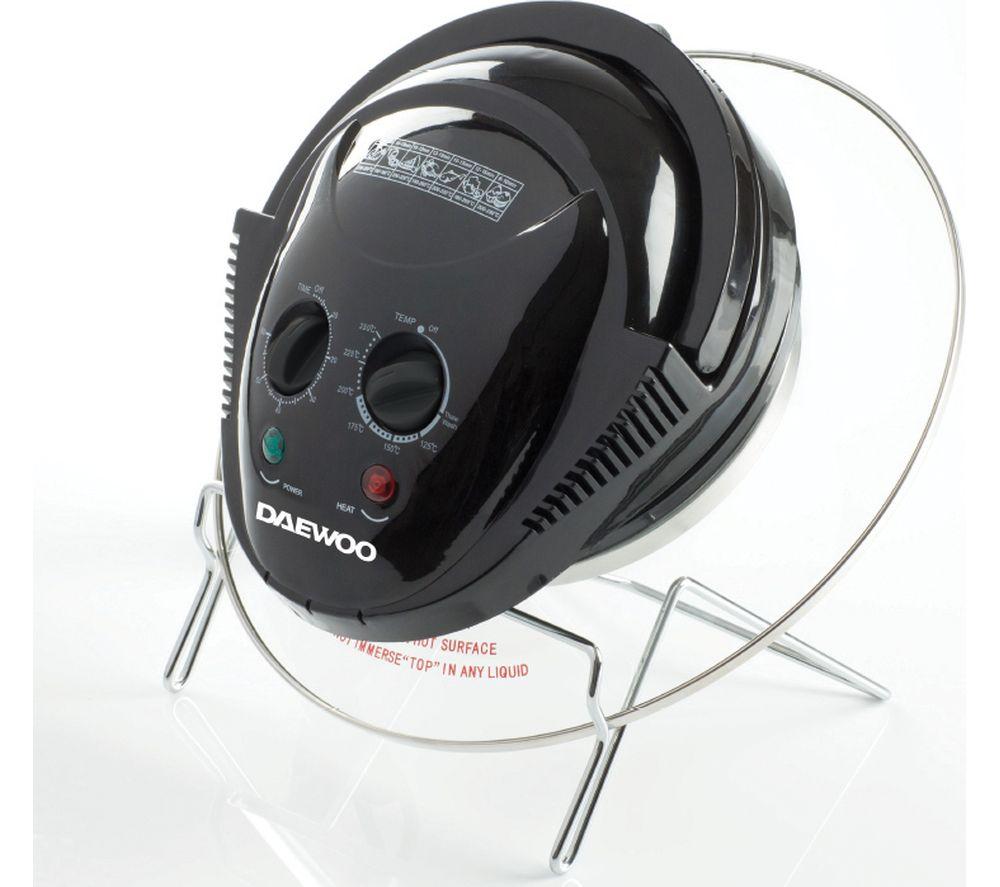 DAEWOO SDA2907 Freidora de aire halógena Deluxe - Negro