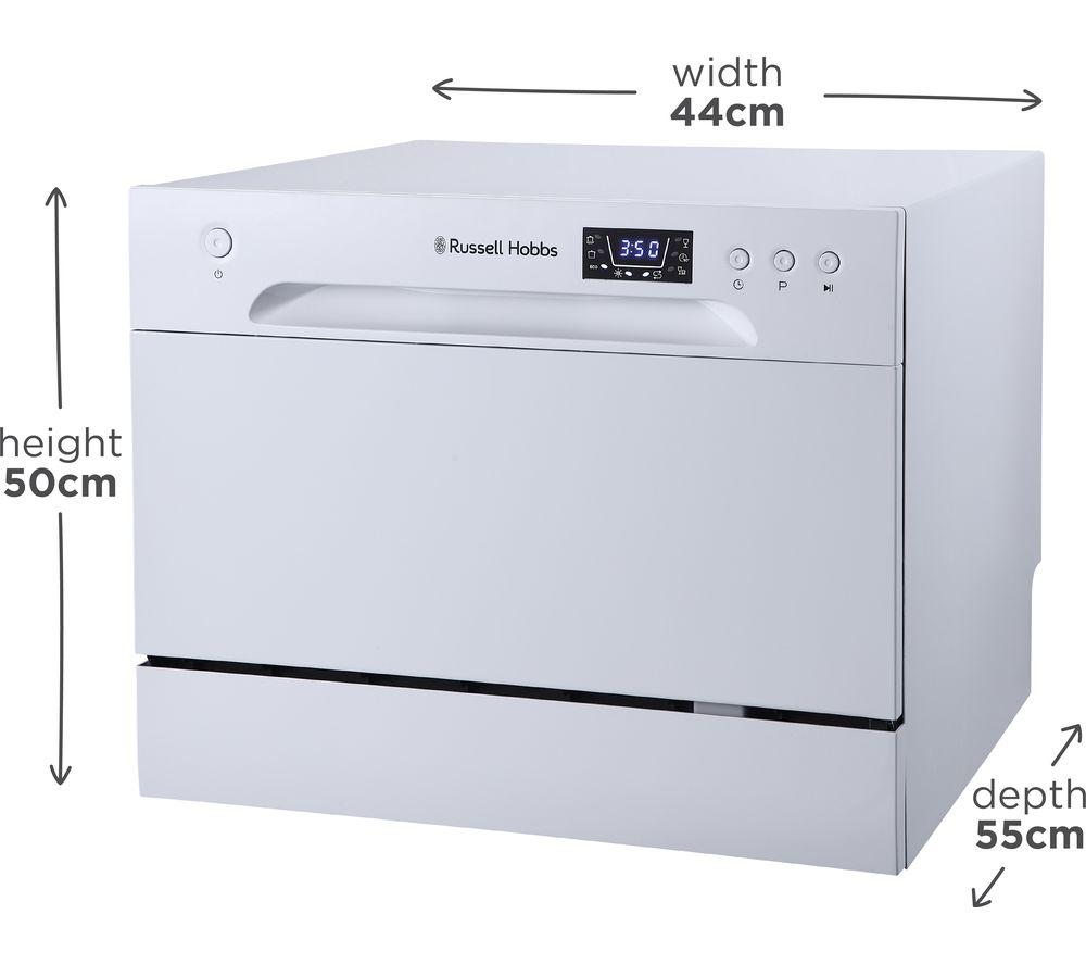 RUSSELL HOBBS RHTTDW6W Table Top Dishwasher - White