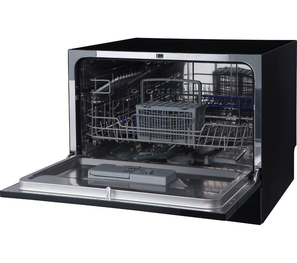 RUSSELL HOBBS RHTTDW6B Table Top Dishwasher - Black