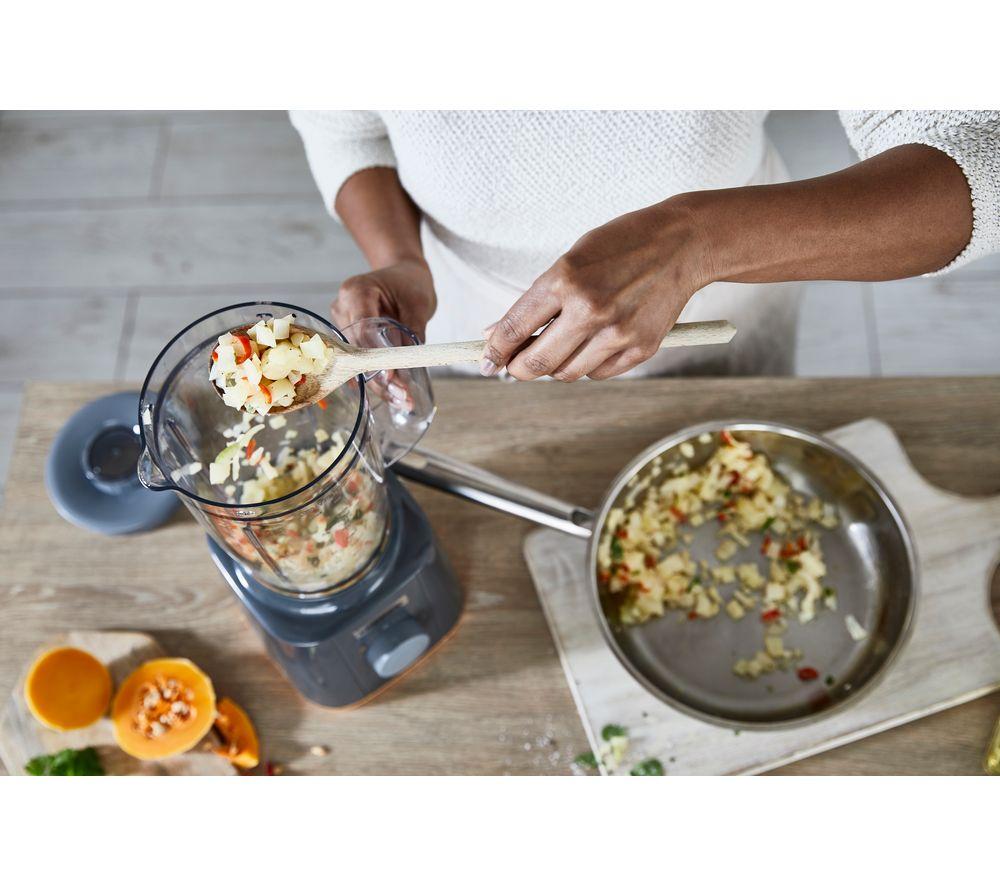Batidora compacta KENWOOD BLP41.A0GO Blend X - Gris y naranja