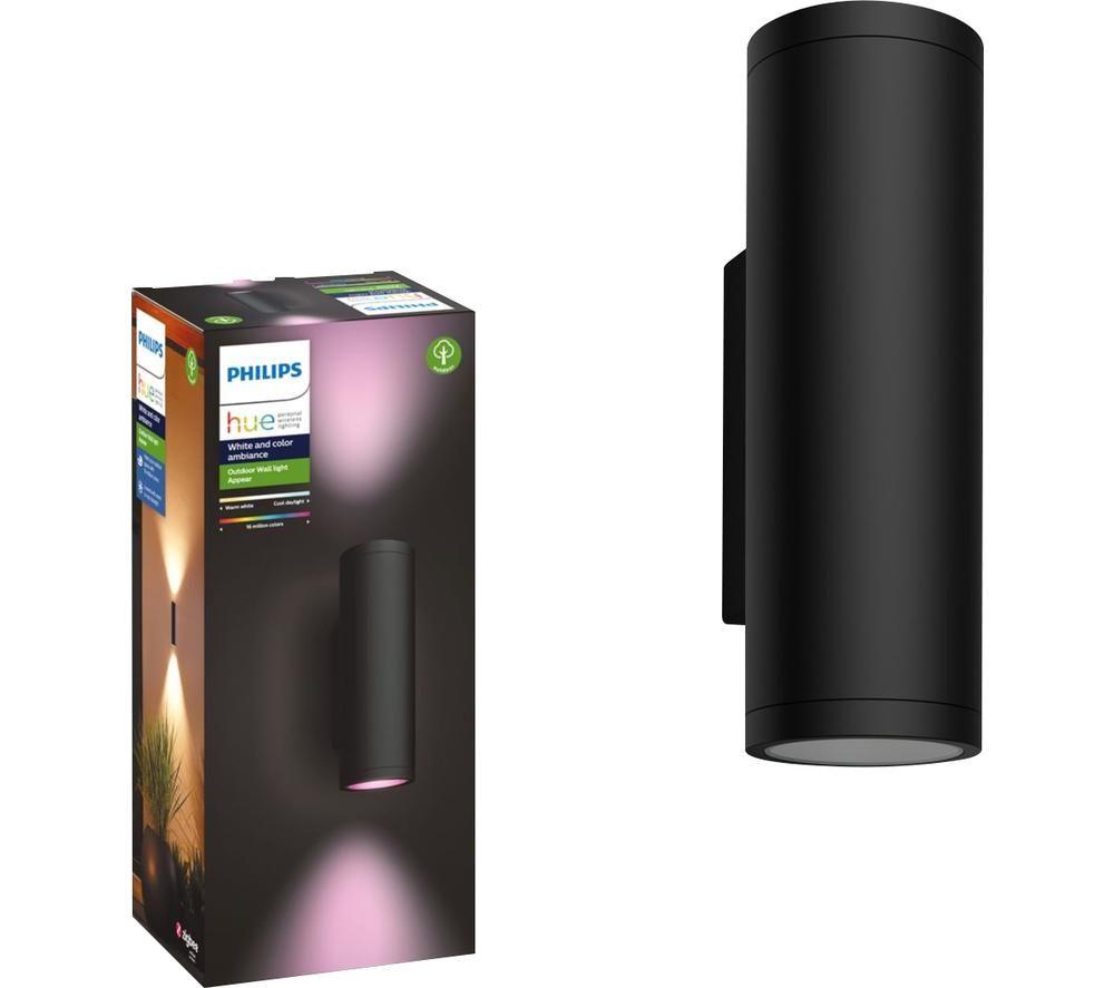 PHILIPS HUE Appear White & Colour Ambiance Outdoor Wall Lamp