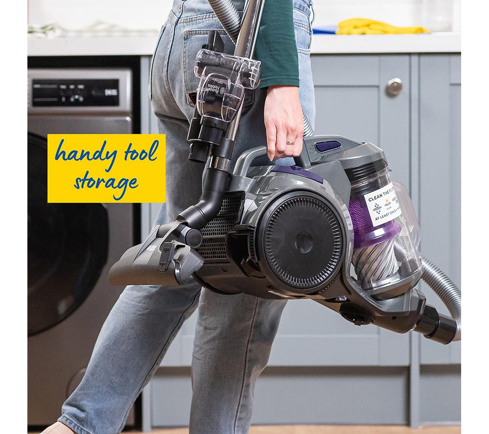 RUSSELL HOBBS Titan RHCV4601 Aspiradora sin bolsa tipo trineo - Gris y púrpura