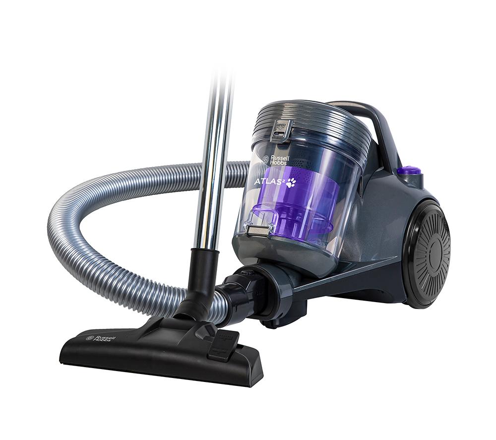 RUSSELL HOBBS Atlas2 RHCV3601 Cylinder Bagless Vacuum Cleaner - Purple & Grey