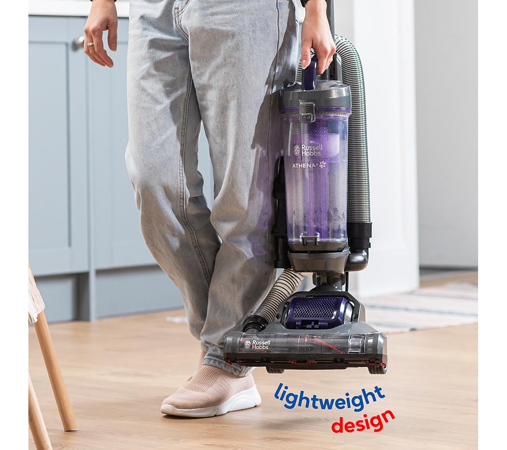 Aspiradora sin bolsa vertical RUSSELL HOBBS Athena RHUV5601 - Gris y morado