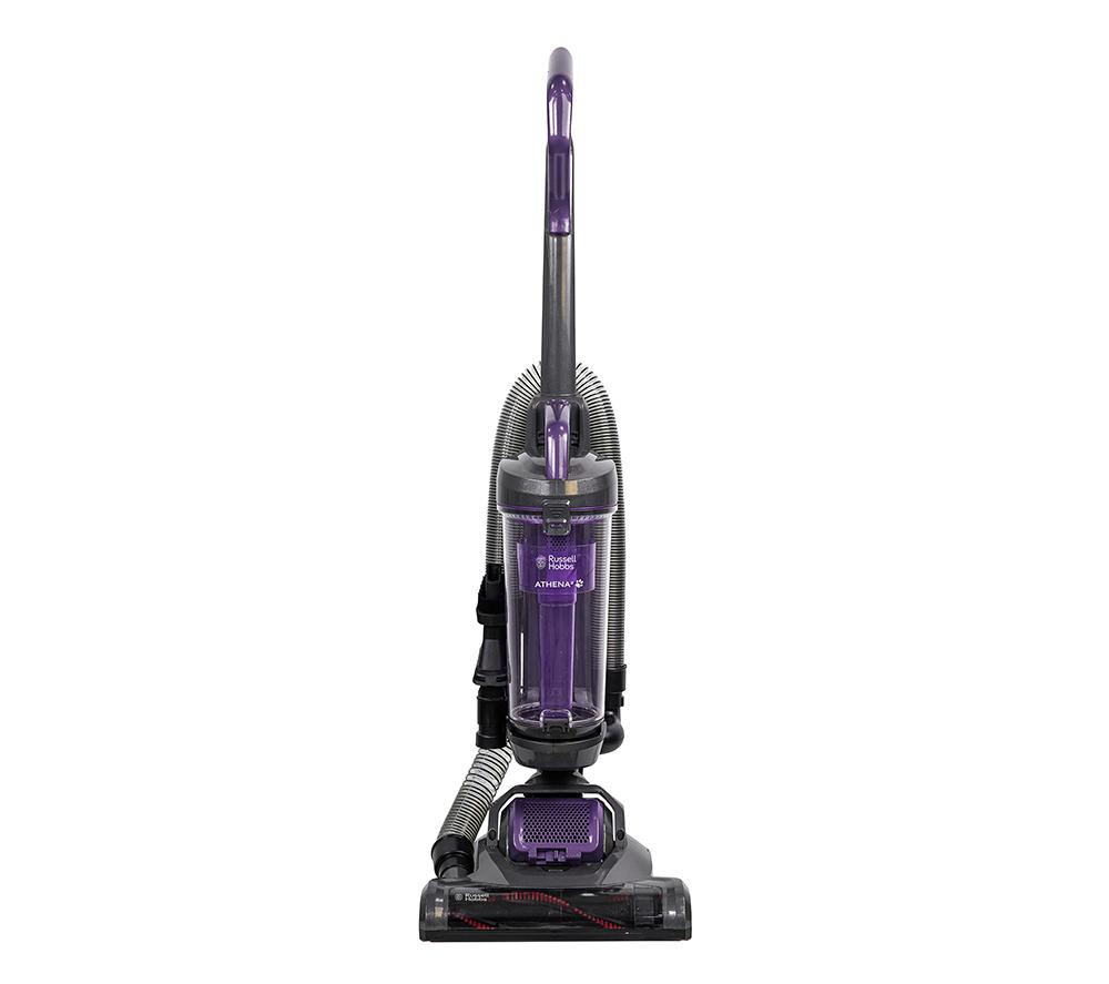 RUSSELL HOBBS Athena RHUV5601 Upright Bagless Vacuum Cleaner - Grey & Purple