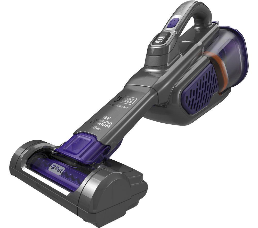 BLACK + DECKER Dustbuster BHHV520BFP-GB Handheld Vacuum Cleaner - Purple & Grey
